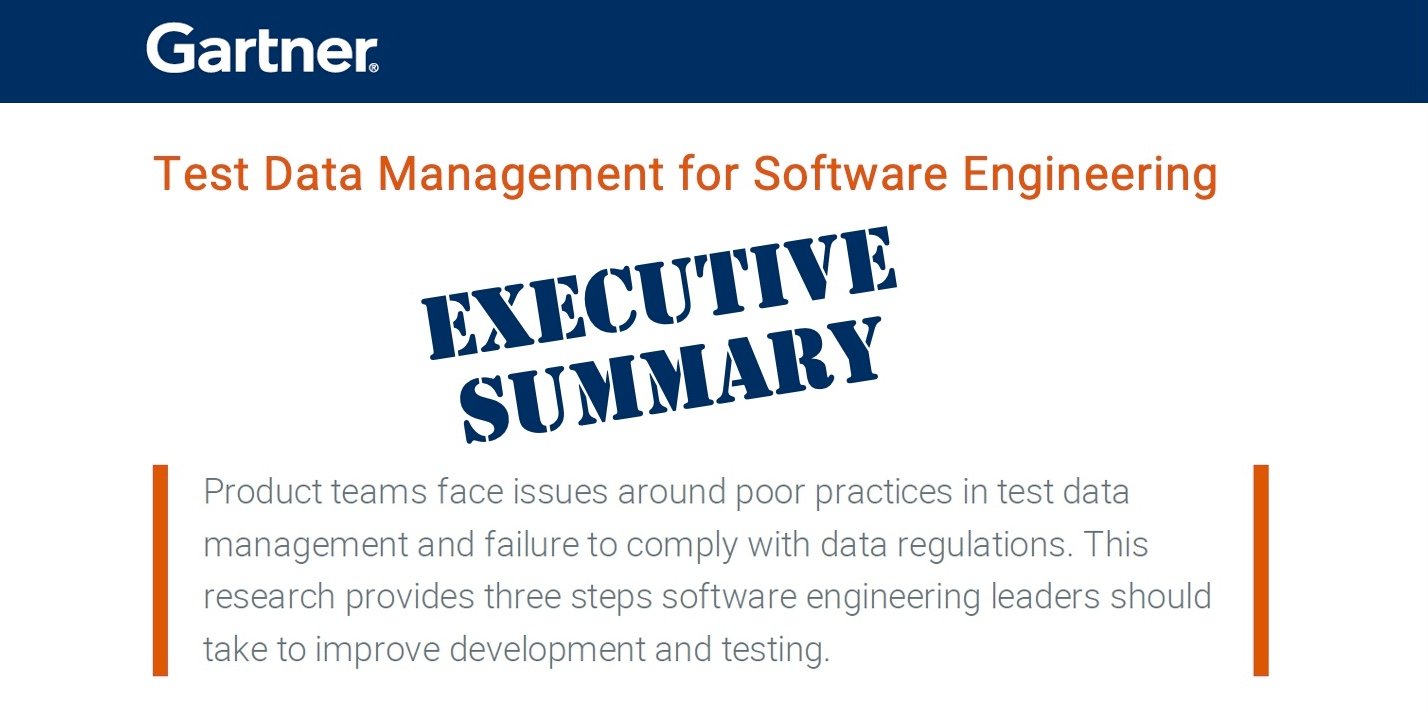 Test Data Management Tools Gartner Insights